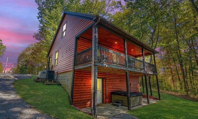 Rockbridge Cabina | Cabaña-Baño Privado-Oak Ridge Preserve