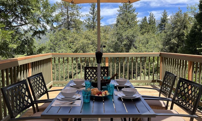 Idyllwild Cabina | Oasis at Riposo: Hot Tub, Sauna, Art Room, small dogs welcome