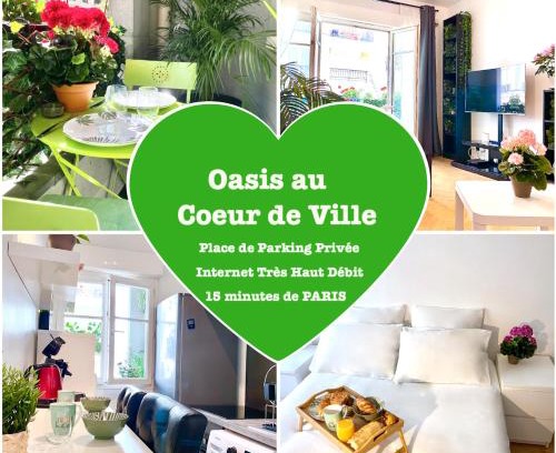 Le Plessis-Robinson Apartamento | Oasis au Coeur de Ville