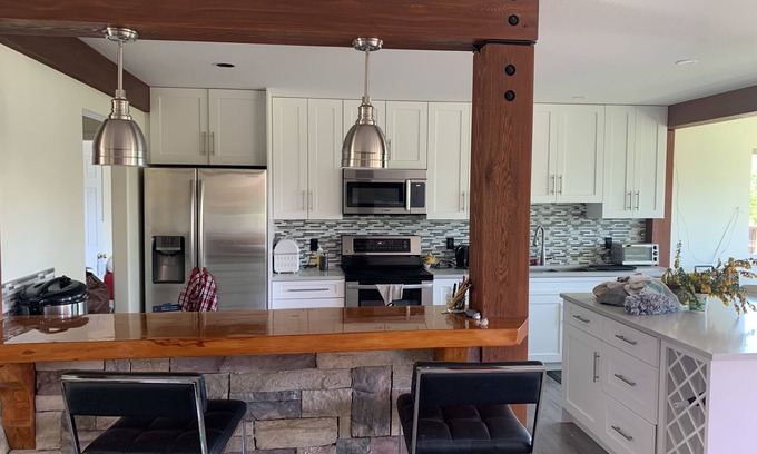 Langdale Casa | Oasis with Hot Tub Overlooking the Salish Sea