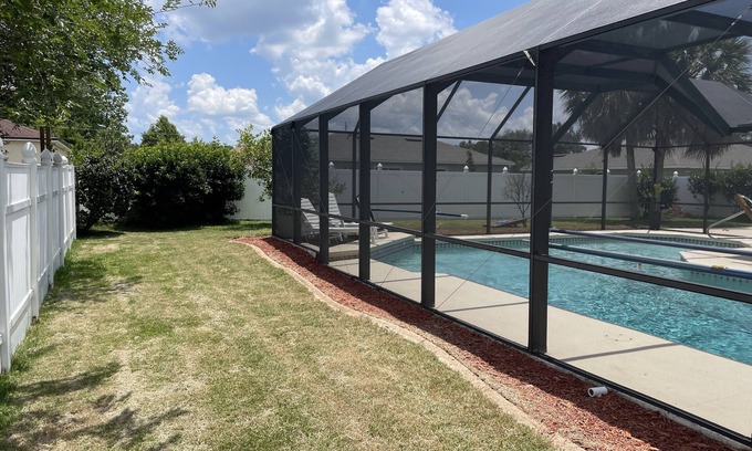 Indian Trails Casa | Oasis with solar heated saltwater pool near St. Augustine & Daytona