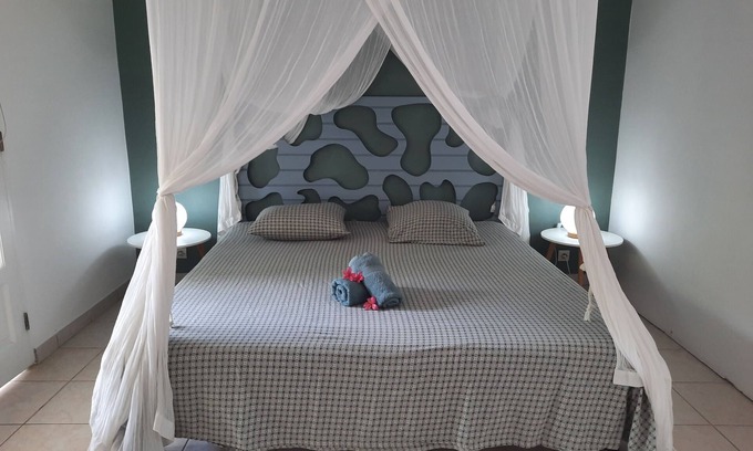 Terre-de-Haut Apartamento | Océan-Estudio-Superior-Baño con ducha-Terraza