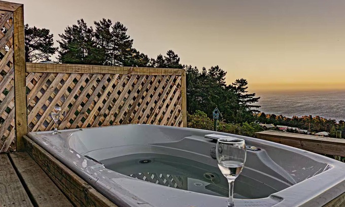 Valparaiso Cabina | Cabaña Ocaso con hermosa vista al Mar