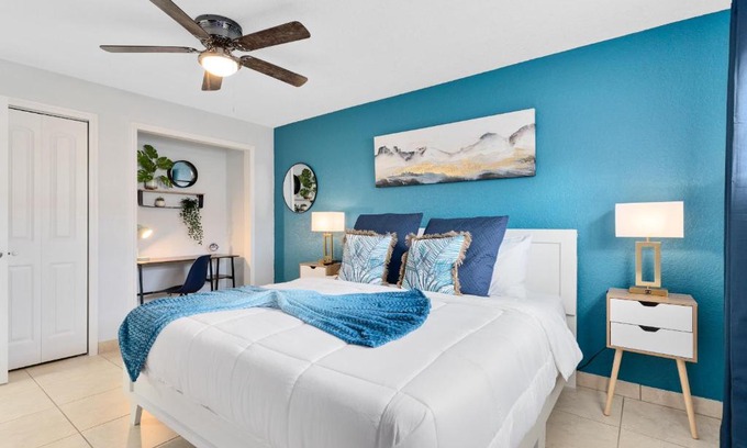 Indian Harbour Beach Apartamento | Ocean 3 - Deep Blue