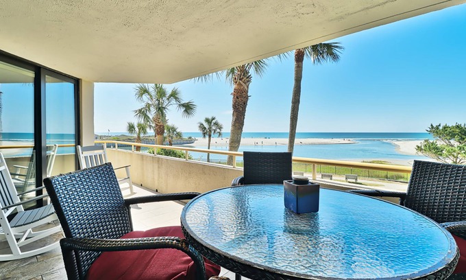 Briarcliffe Acres Condominio | Abierto, 6-1 a 6-8, frente al mar directo, magníficas vistas, balcón extra grande, ¡visítenos!