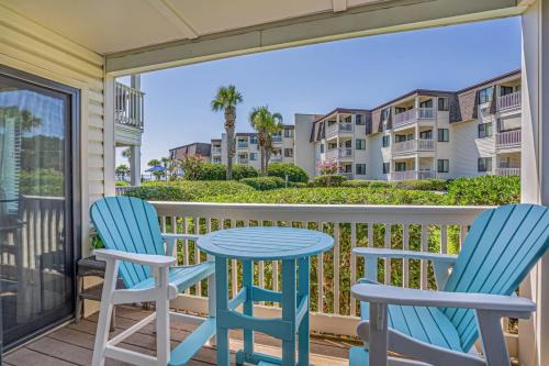 Myrtle Beach Casa | Ocean Forest Villas Cozy Oceanfront Unit D116
