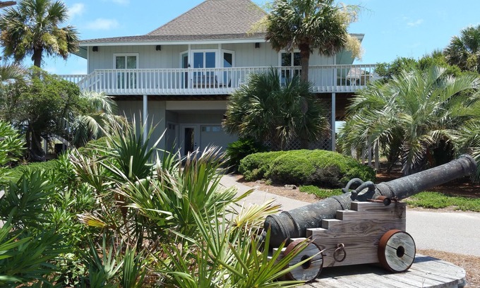 Bald Head Island Cabaña | Ocean Front East Beach / 40 Acre Private Nature Preserve