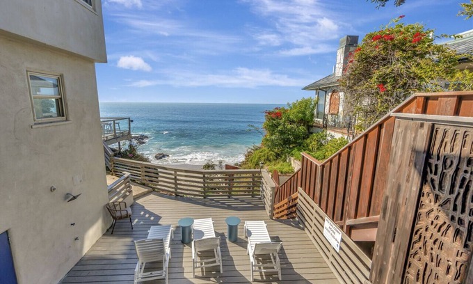 Diamond Crestview Casa | OCEAN FRONT BEACH HOUSE-Escaleras privadas a la arena!