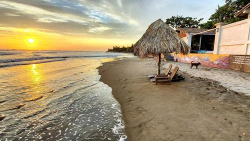 Pochomil Casa | Ocean Front Private Casita w Pool and AC - Sleeps 4