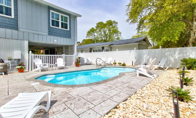 Ocean Isle Beach Casa | Ocean Isle Hidden Retreat A and B