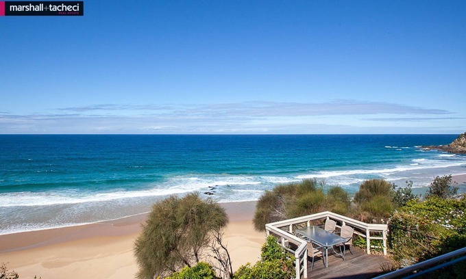 Bermagui Casa | OCEAN PEARL-61 Bunga Street- Lujo, frente a la playa, acceso privado a la playa.