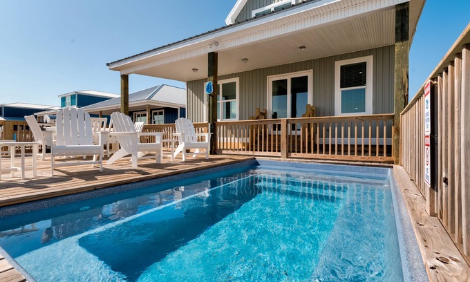 Dauphin Island Casa | Ocean Pearl- Gulf Front, pool. 8/2 opening