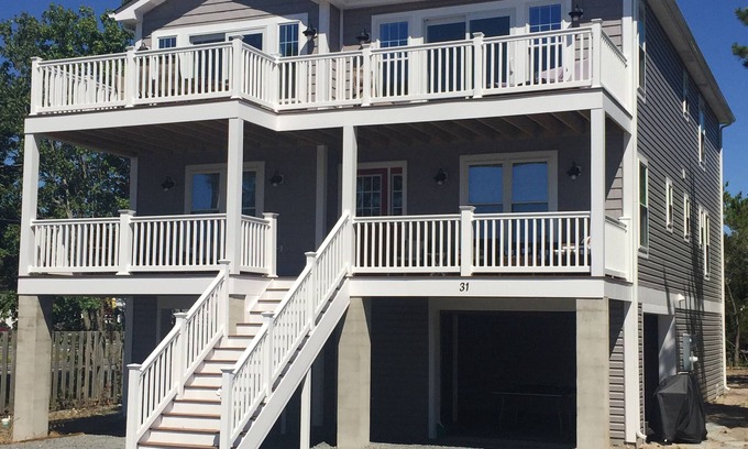 Bethany Beach Casa | Ocean Side Home en playa privada