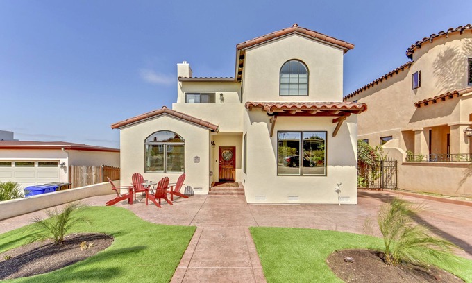 Point Loma Heights Casa | FAMILY BEACH HOUSE w / Air, WHITE WATER OCEAN VIEWS + 3 suites completas de privacidad para huéspedes