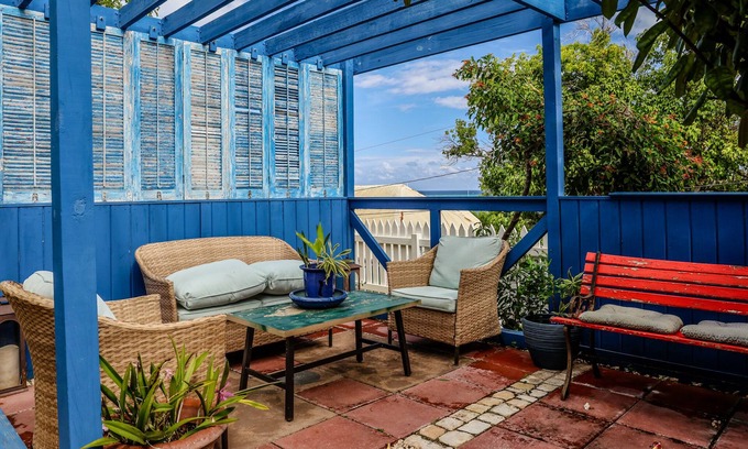 Estate East Street Casa | Ocean View - Family Home & Garden - Downtown Christiansted, St. Croix!