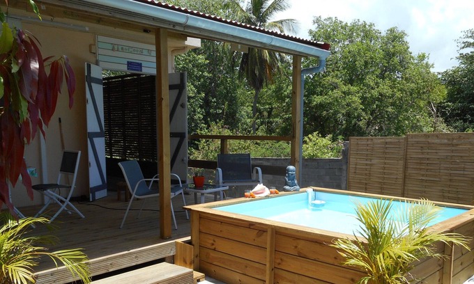 L'Autre-Bord Cabaña | Ocean view cottage with private pool 400 meters from the beach