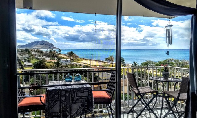 Waianae Apartamento | Penthouse en el piso con vista al mar, estadía mínima de 30 días