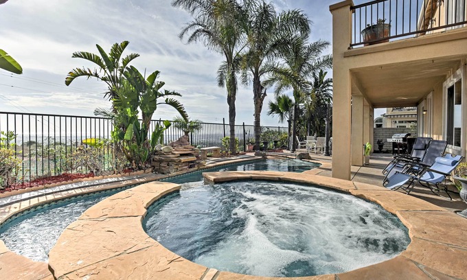 Ocean View Hills Casa | ¡NUEVO! Casa de lujo en San Diego con piscina y oasis al aire libre.