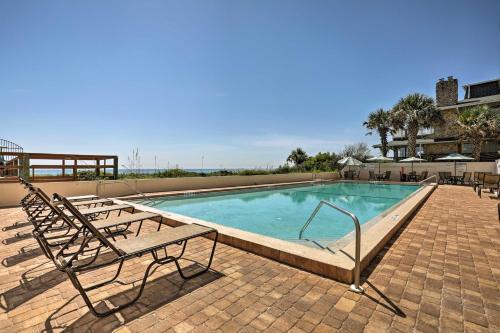 Crescent Beach Apartamento | Ocean-View St Augustine Studio with Pool Access!