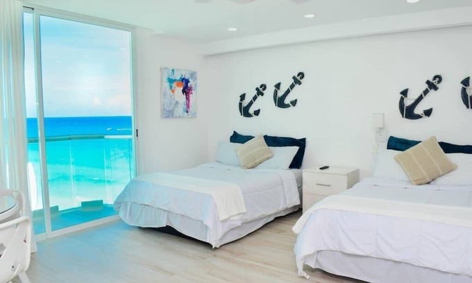 Zona Hotelera Condominio | Hermoso estudio sobre la playa, vista al mar 1209