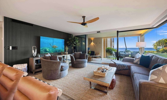Wailea Condominio | Ocean Views | Polo Beach Club Ground Floor Condo | Walk to Beach, Private Patio