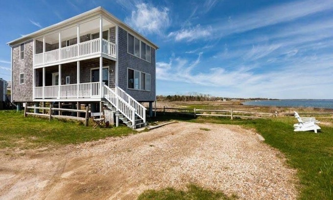 Barnstable Casa | EN LA PLAYA FRENTE AL MAR! 4. ¡2 PASOS a la playa!