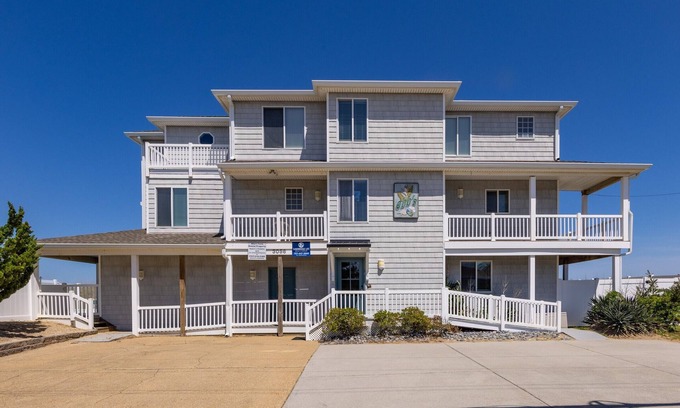 Sandbridge Casa | Oceanfront, Direct Beach Access, Pool, Sleeps 16!