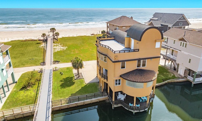 Jamaica Beach Casa | The Boardwalk at the Beach - Grand Oceanfront Beauty!