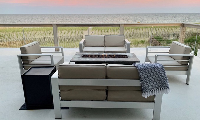 Normandy Beach Casa | Frente al mar, para familias, escapada a la playa privada