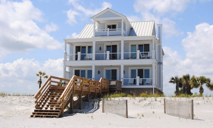 Pawleys Island Casa | Arenas saladas: 5 dormitorios / 5. 5 BA casa en Pawleys Island, capacidad para 14