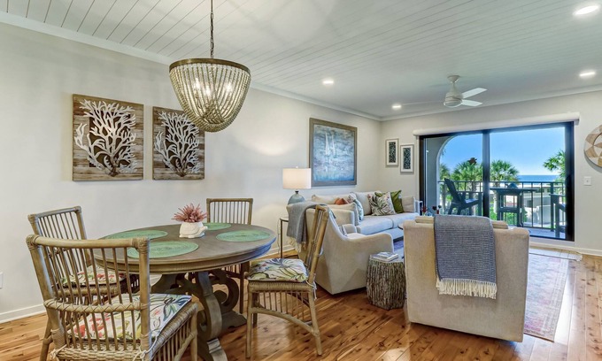 Fernandina Beach Condominio | Oceanfront | Luxury 2nd Floor Turtle Dunes Villa | Beautiful Views