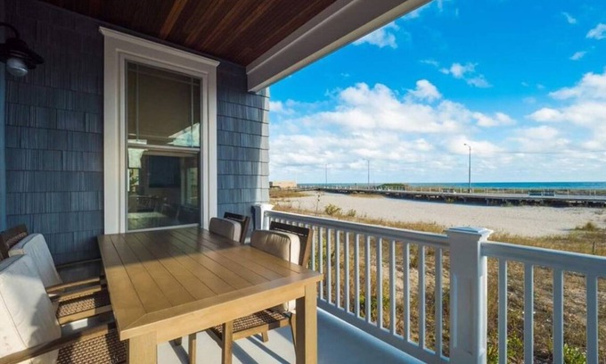 North End Casa | Oceanfront Luxury:5BR 4BA Home with Front Porch & Modern Comforts