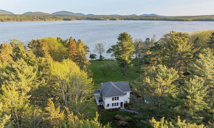 Lamoine Beach Cabaña | Oceanfront-shore access-refined interior-Acadia NP views-Cornerstone Cottage