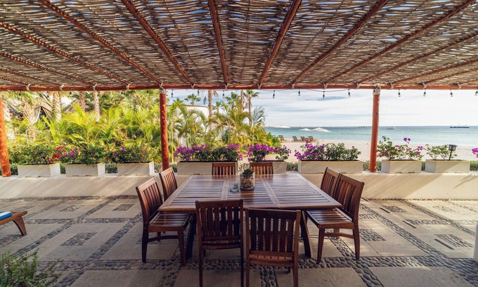 La Paz Villa | Beachfront Villa Nautilus at Puerta Cortes Resort - House Keeping and Golfcart