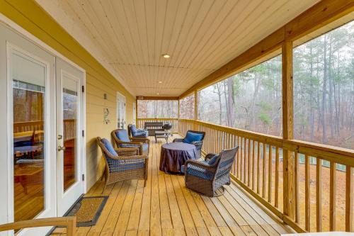 Milledgeville Casa | Oconee Lake House with Private Dock