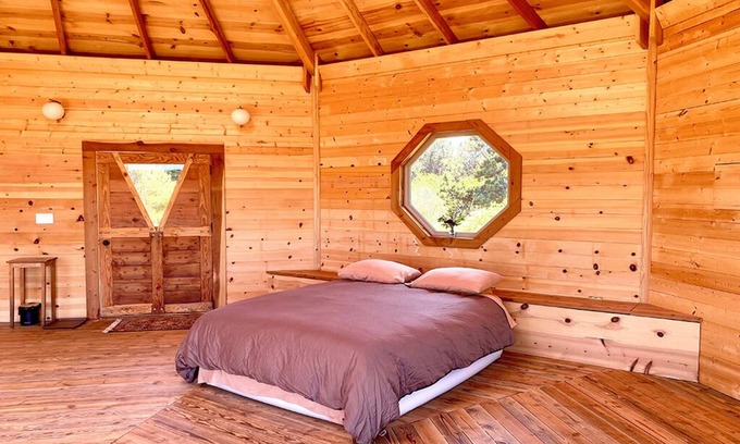 Point Arena Casa | Octagon coastal cabin retreat. Private and pet friendly.