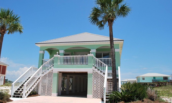 Fort Morgan Casa | Oh The Views, escucha el surf, playa de arena blanca