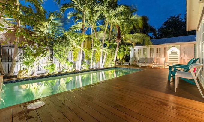 Old Town Cabaña | Old Town Key West Compound with Pool, Parking and Privacy One Block Off Duval!