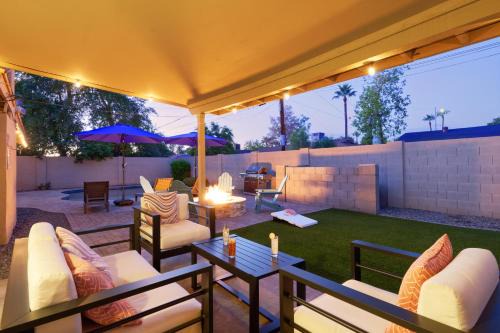 Scottsdale Estates Nine Casa | Old Town Saguaro - Private Pool, Fire Pit & Games