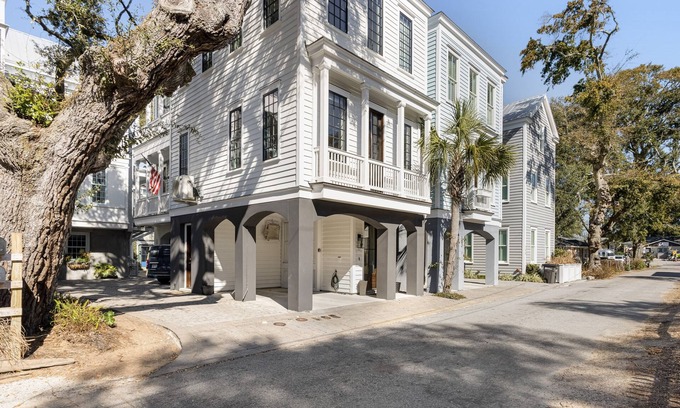 Old Village Casa | Old Village home with chic furnishings, chef's kitchen, patio, W/D, & central AC