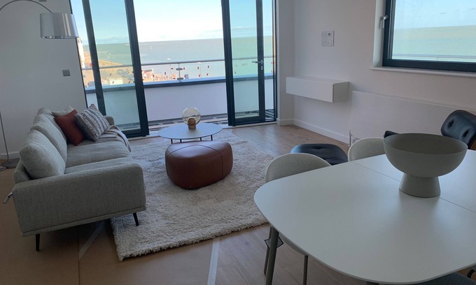 Ramsgate Apartamento | On the Beach! Gorgeous designer apartment with stunning sea views