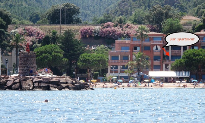 Theoule-sur-Mer Apartamento | Romántica Playa Apartamento para familias