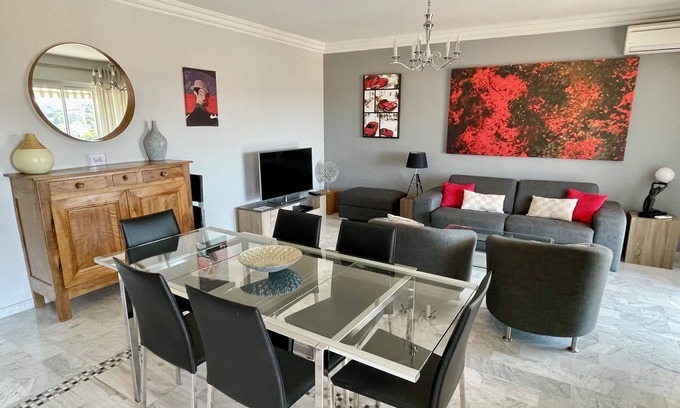 Le Cannet Apartamento | On the heights of Cannes beautiful 3-room apartment classified 4 stars-Le Cannet
