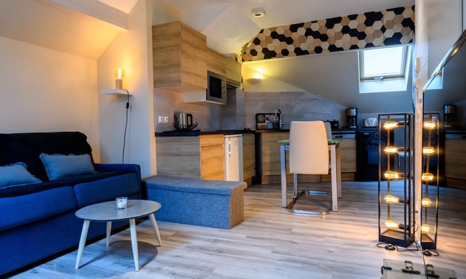 Duingt Apartamento | A orillas del lago de Annecy, alojamiento estilo loft en una residencia con playa privada