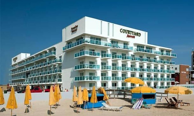 Ocean City Condominio | ** En la parte superior del Marriott ** Paseo marítimo de lujo / playa 1400 pies cuadrados + servicios del hotel