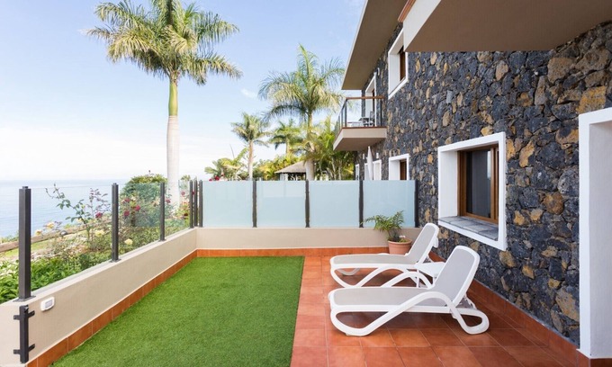 La Matanza de Acentejo Apartamento | 1 dormitorio, VISTA MAR, PISCINA CLIMATIZADA, Gran terraza, Calefacción, Wifi gratis (2)