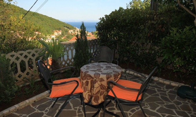 Sucici Apartamento | Apartamento de una habitación con terraza y vista al mar Moscenicka Draga, Opatija (A-7746-b)