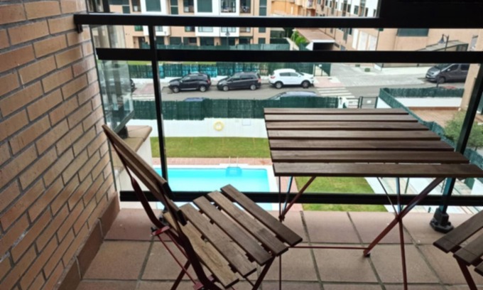 Posada de Llanes Apartamento | Alloru, apartamento con piscina a 3 km de la playa