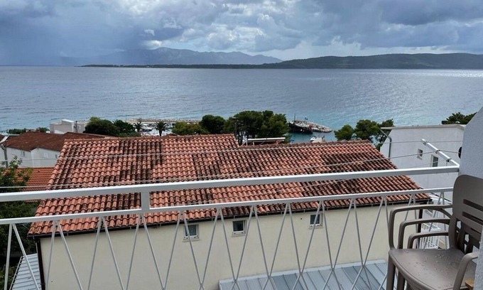 Blato Apartamento | Apartamento de una habitación con balcón y vista al mar Zivogosce - Blato, Makarska (A-22253-e)