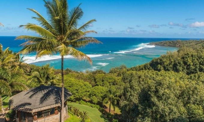 Kilauea Casa | Kai Halulu: 3. 5 Dormitorios, 3. 5 BA House en Kilauea, Capacidad Para 7